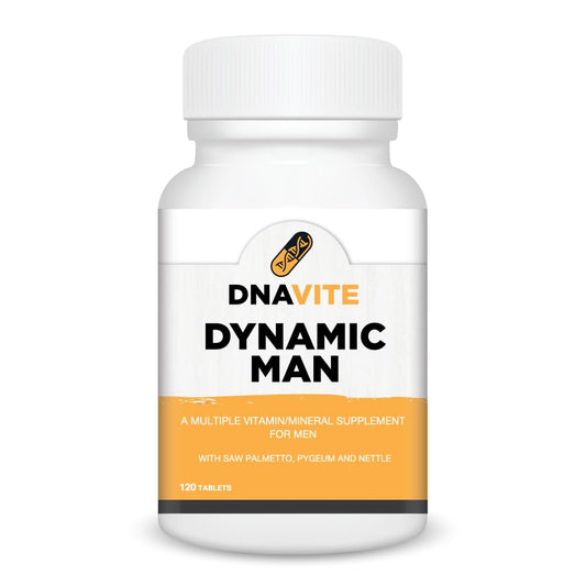 DNAVITE Dynamic Man Men’s Multivitamin Tablets, 120 Count