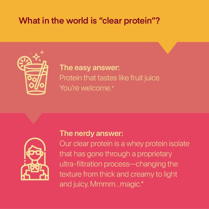 Oath Nutrition Clear Whey Isolate Protein Powder, Coconut Colada, 18 Servings
