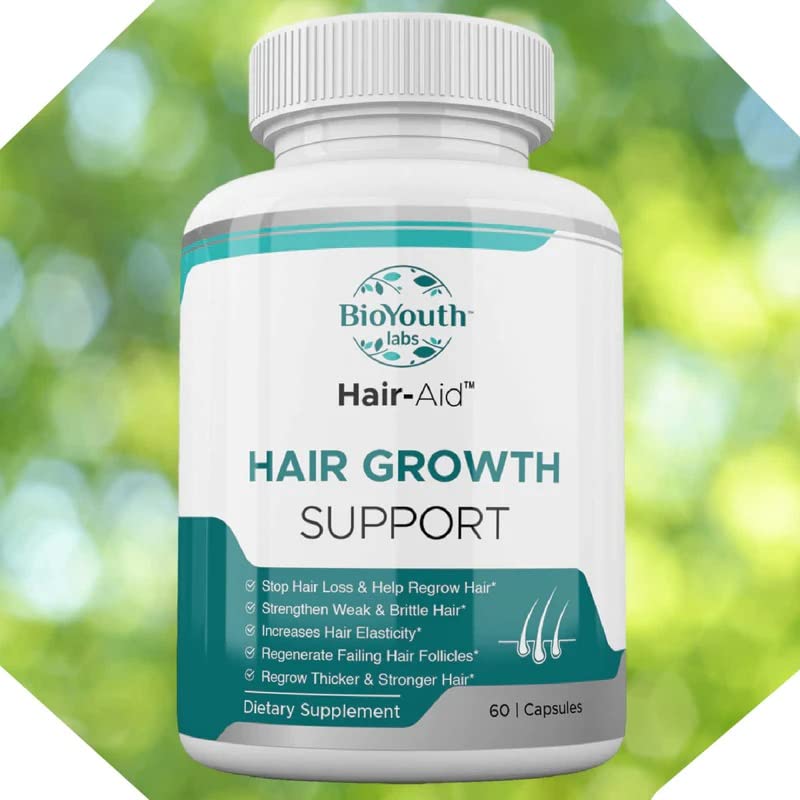 BioYouth Hair Growth Vitamins Capsule, 60 Count
