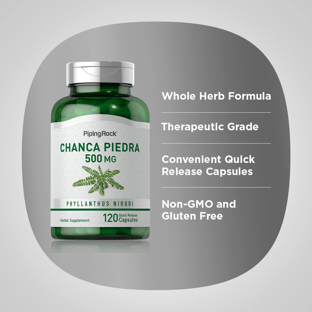 Piping Rock Chanca Piedra 500mg Capsules 120 Count