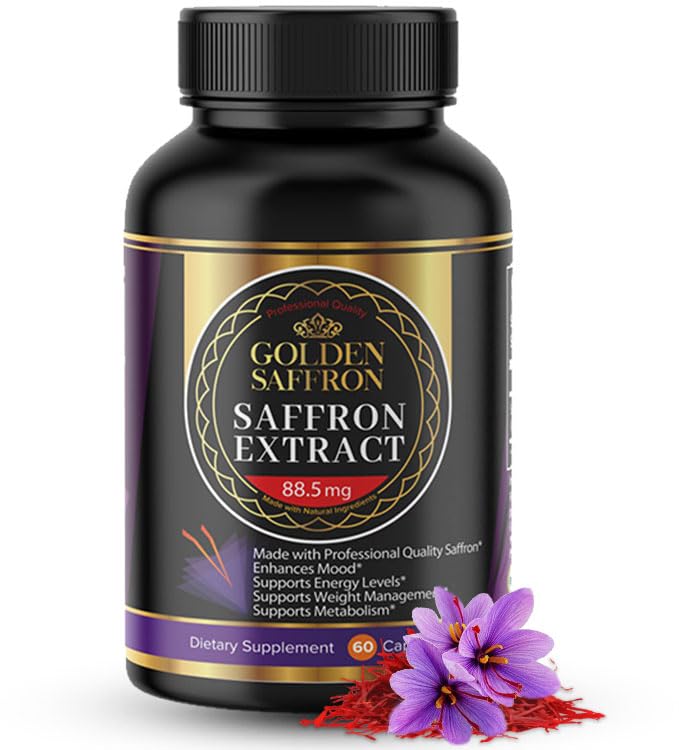 Golden Saffron Saffron Extract Capsules 60 Count