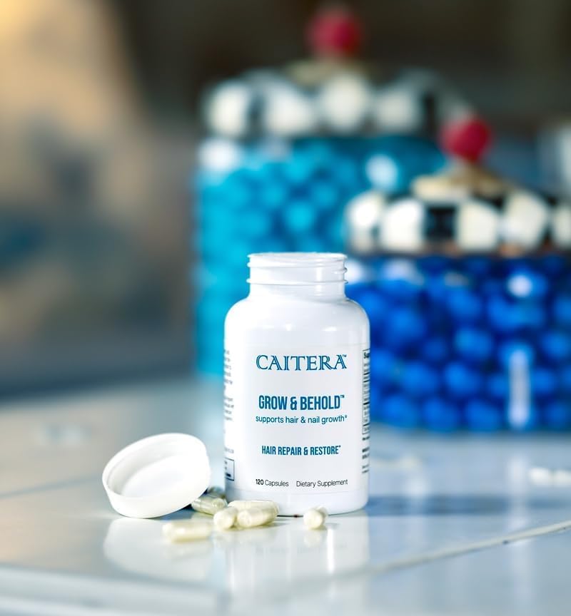 Caitera Grow & Behold Hair Supplement Capsules 120