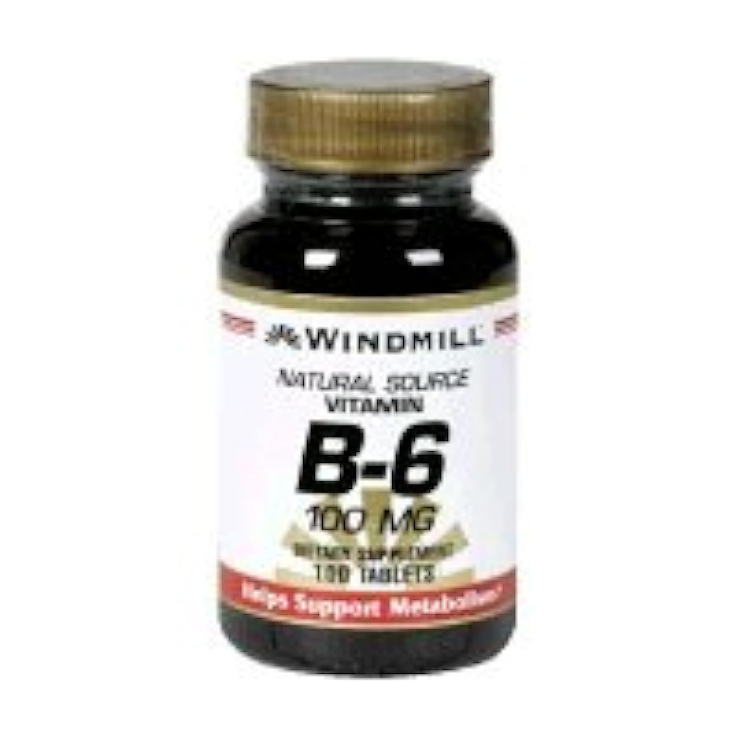 Windmill Vitamin B-6 100 mg Tablet, 100