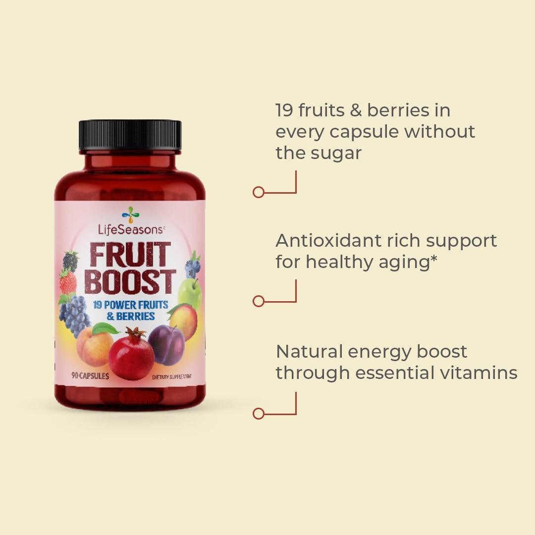 LifeSeasons Fruits & Veggies Supplements Capsule 180 Count