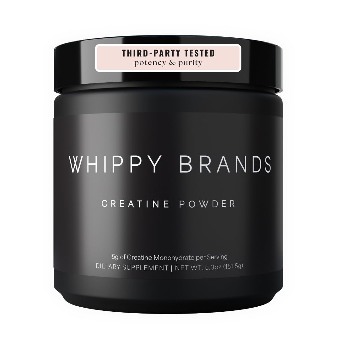 Whippy Brands Creatine Powder 5.3 oz, 30 Servings