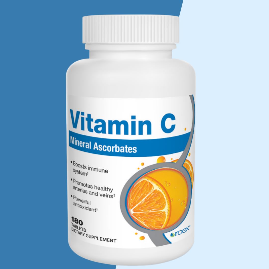 Roex Vitamin C Mineral Ascorbates 180 Capsules