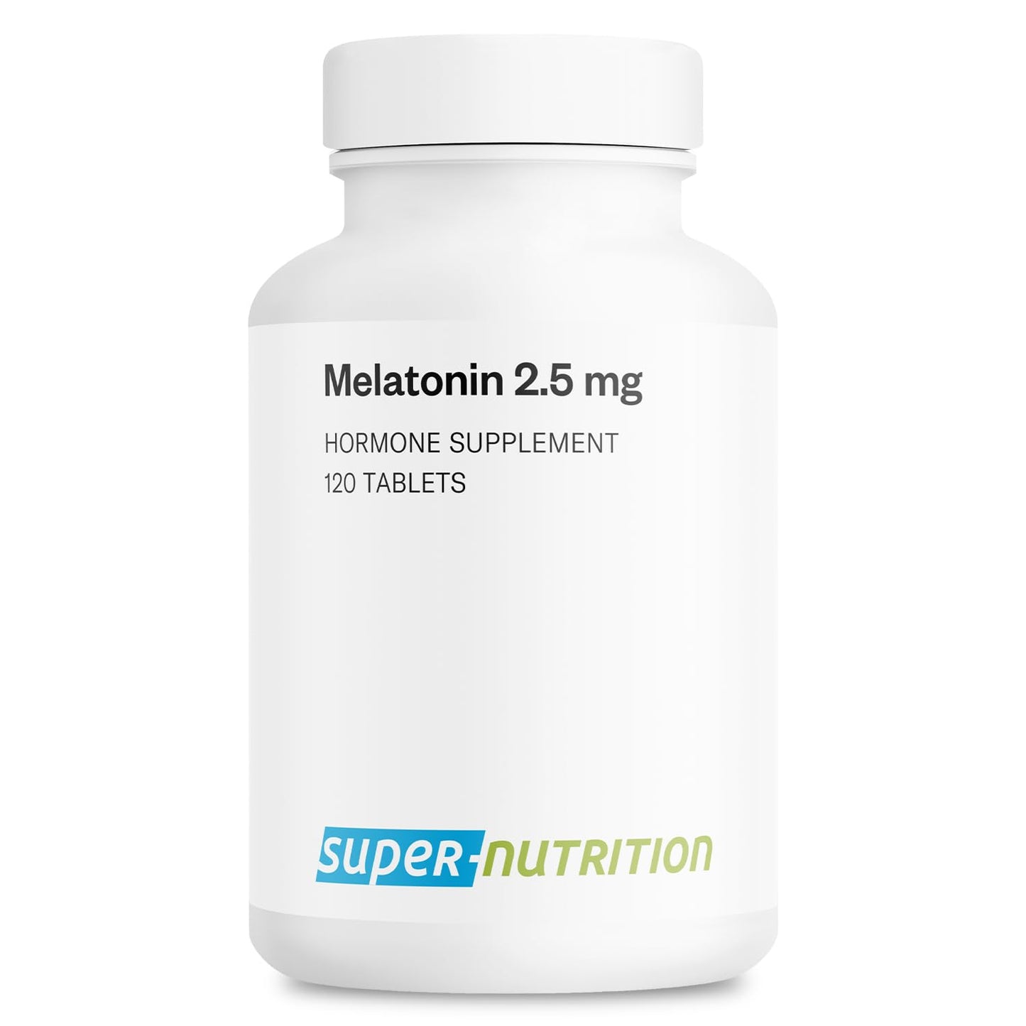Supersmart Melatonin 2.5mg Ultra Fast Acting Natural Melatonin Fast Dissolve Supplement Tablets 60 Tablets