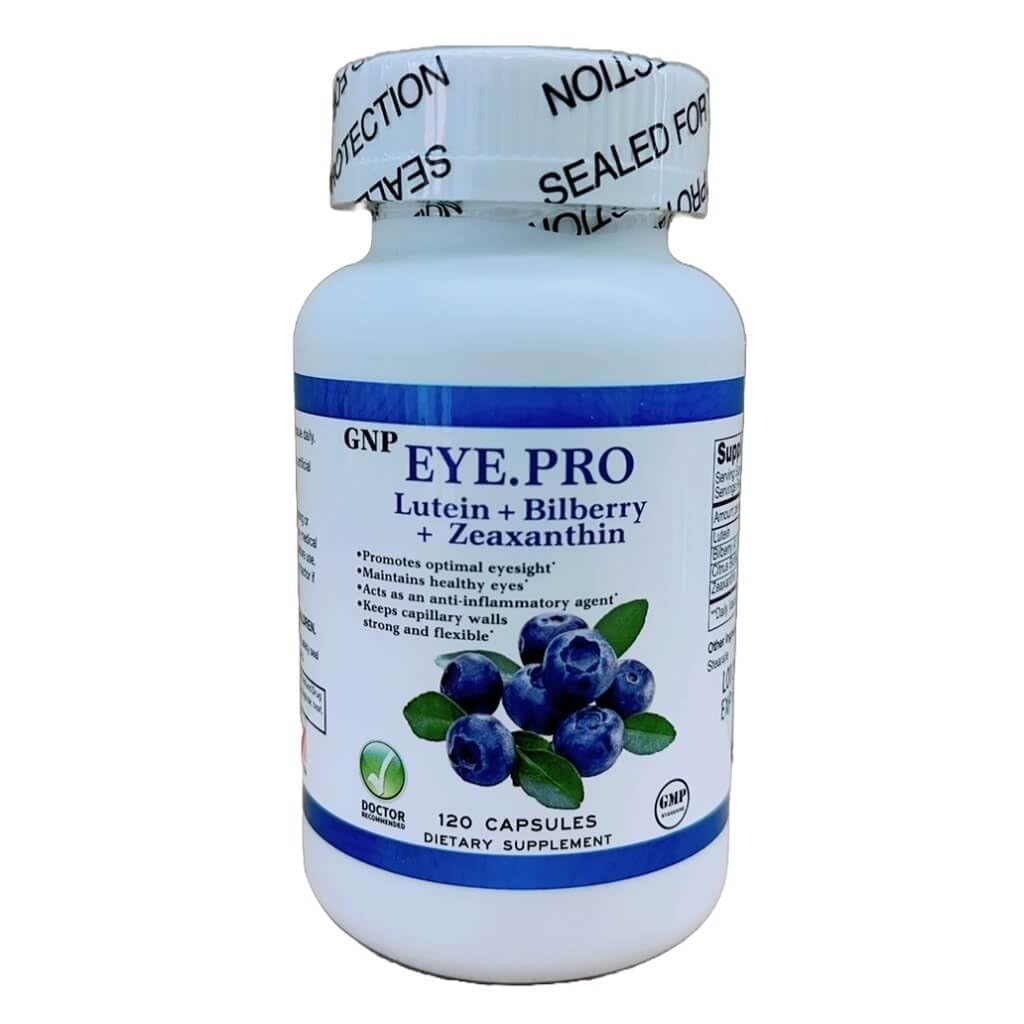 GNP Eye Pro-Lutein, Billberry & Zeaxanthin Capsules, 120 Count