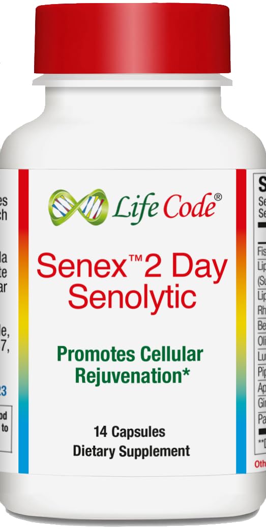 Life Code Senex 2 Day Senolytic Complex Capsule, 14 Count