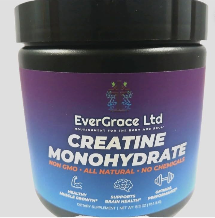 EverGrace LTD Creatine Monohydrate Powder 7.51 Ounce