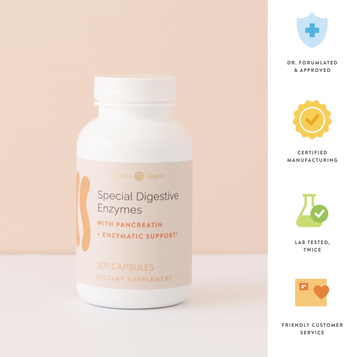 Holistic Health Special Digestive Enzymes Capsule 100 Capsules