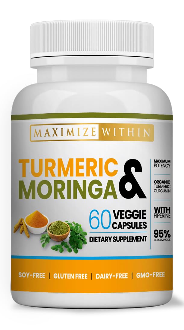 Maximize Within Turmeric + Moringa, 60 Capsules