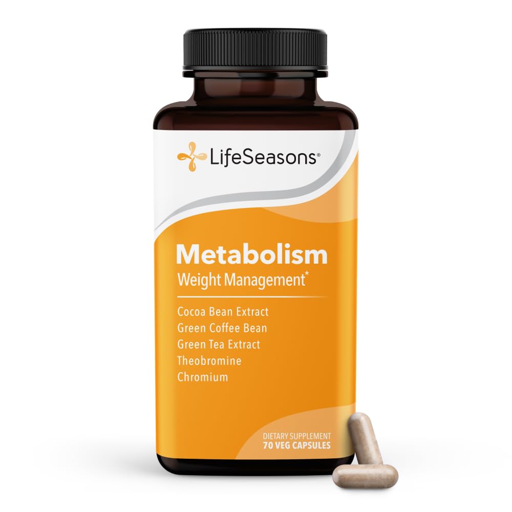 LifeSeasons Metabolism Weight Control & Energy Boosting Appetite Suppressant Capsule 70 Count