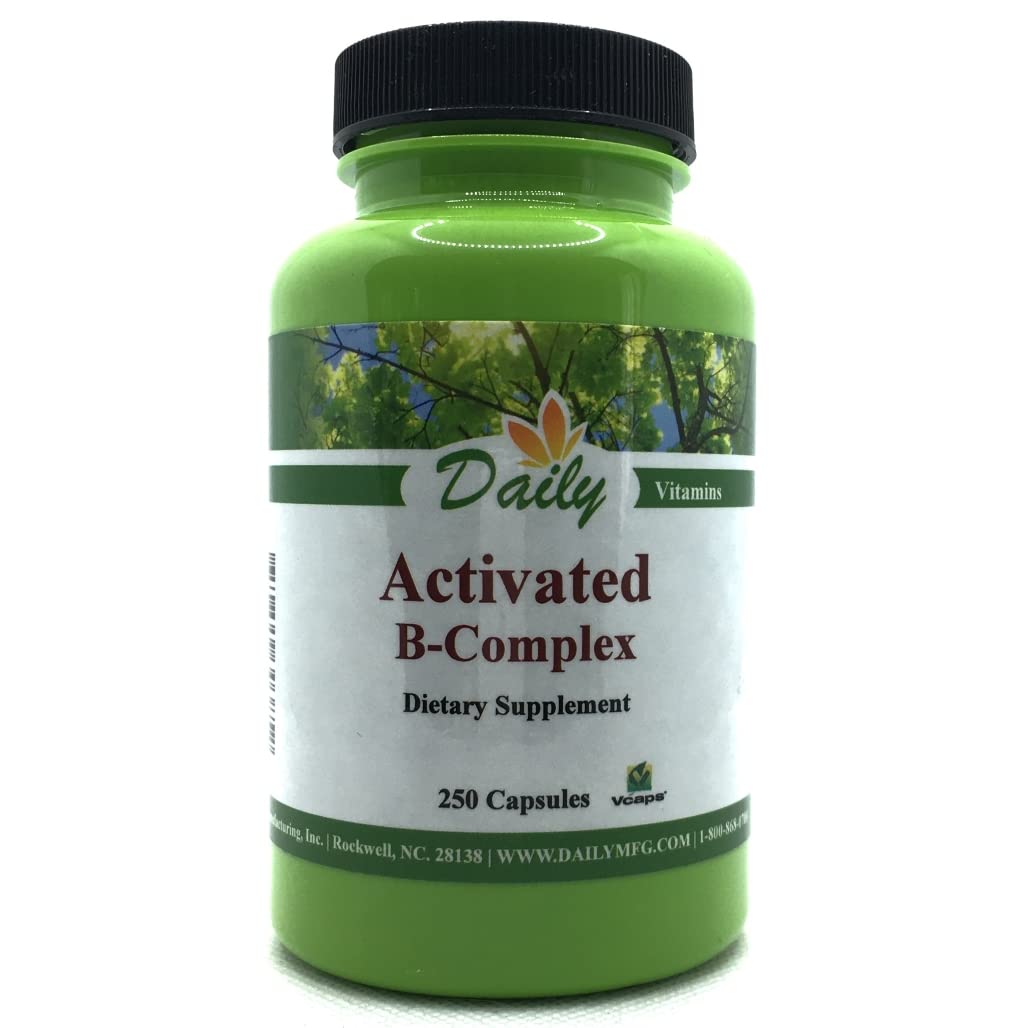 Daily Manufacturing Activated B-Complex Capsules, 250 Count