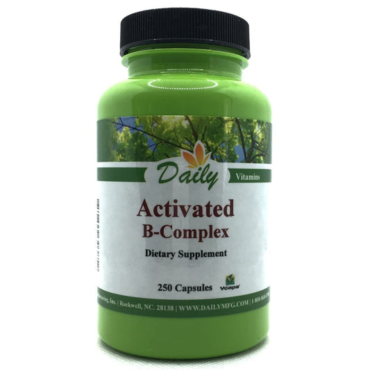 Daily Manufacturing Activated B-Complex Capsules, 250 Count