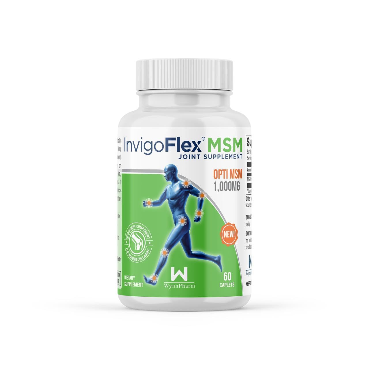 INVIGOFLEX MSM Methylsulfonylmethane Caplets 60