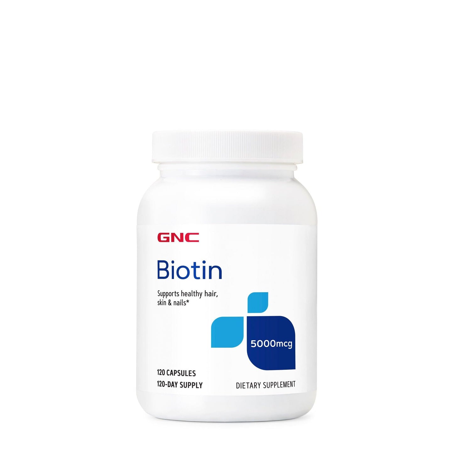 GNC Biotin 5000mcg Capsule, 120 Count