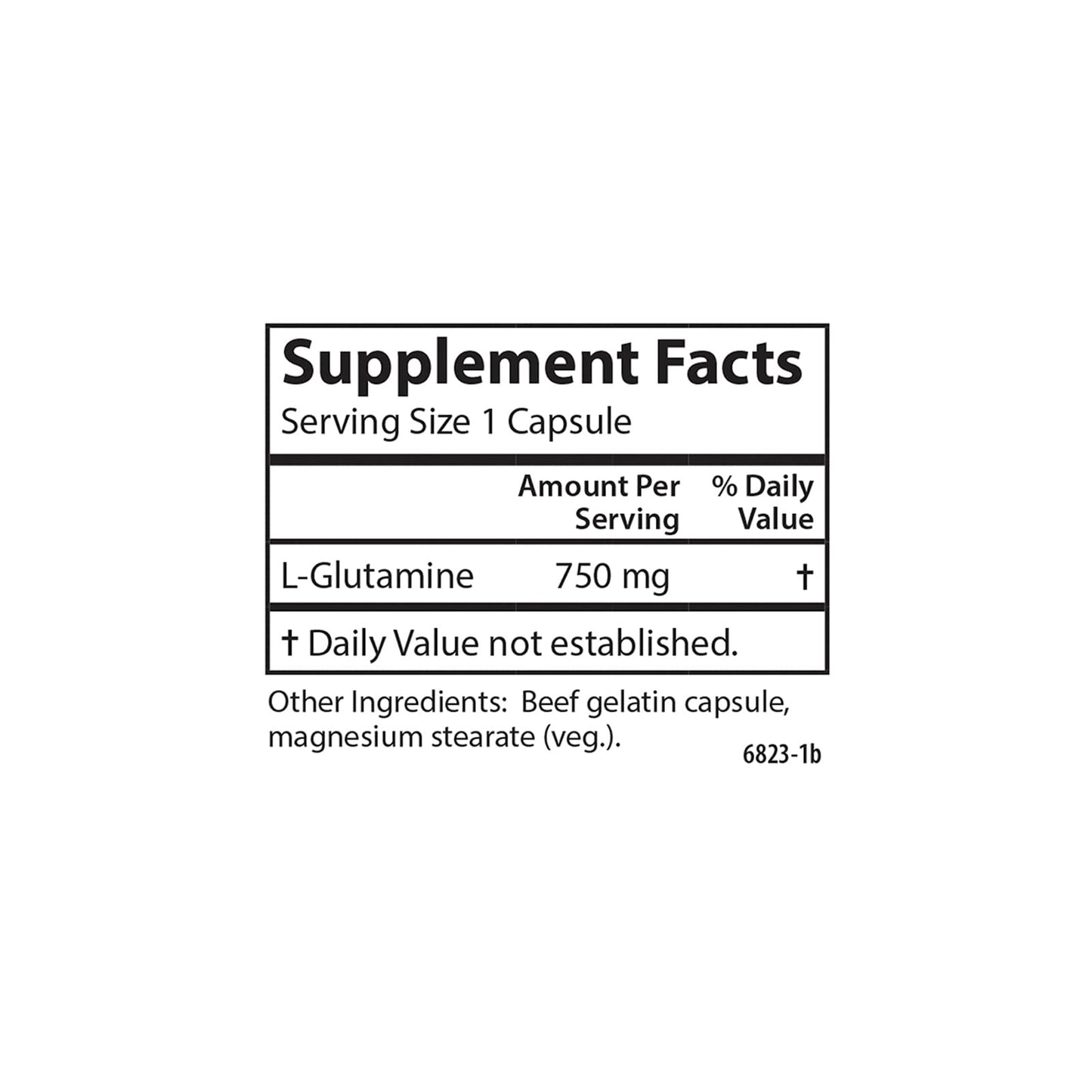 Carlson L-Glutamine Capsules, 300 Count