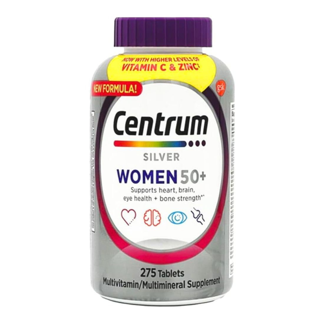 Centrum Silver Women 50+ Multivitamin Multimineral Tablet 250 Count