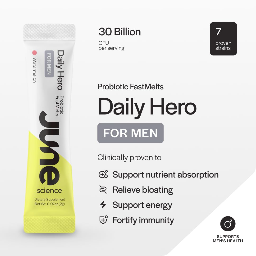June Science Daily Hero for Men Powder 2.1 oz