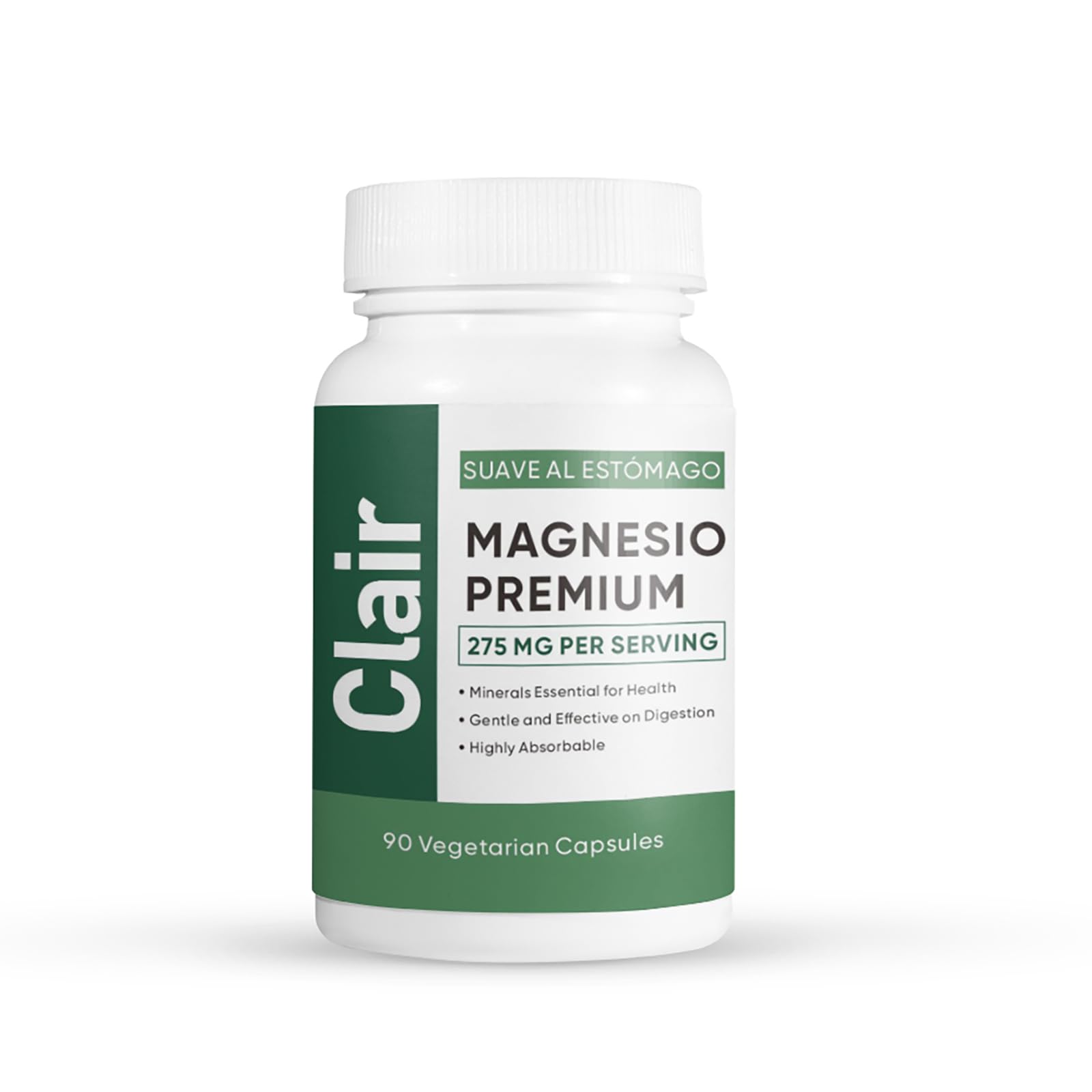 ZISKOUD Clair Magnesium Premium Series, Clean Mineral Formula, 90 Capsules