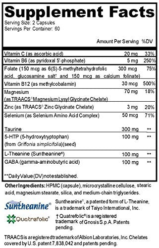 HormoneSynergy RetzlerRx Brain Calm ES 120 Capsules