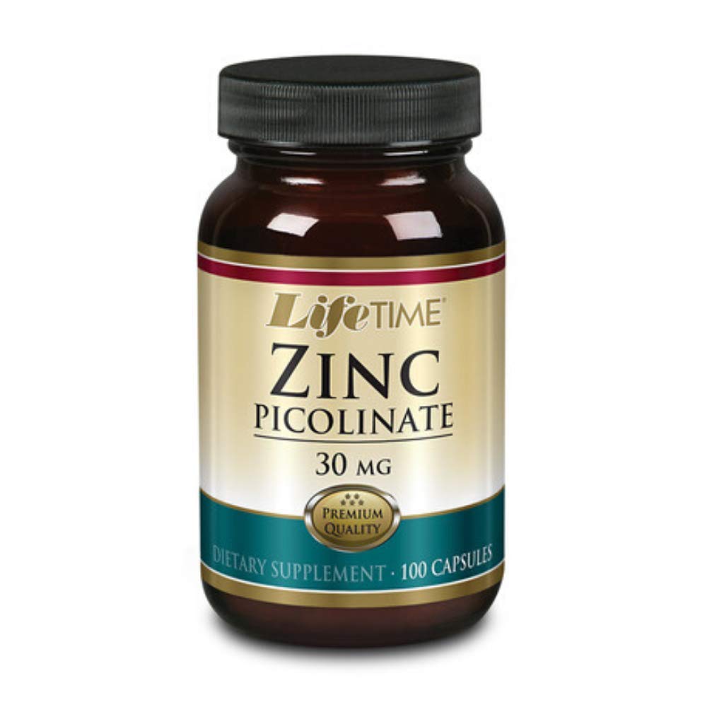 LIFETIME Zinc Picolinate 30mg Capsule, 100 Count