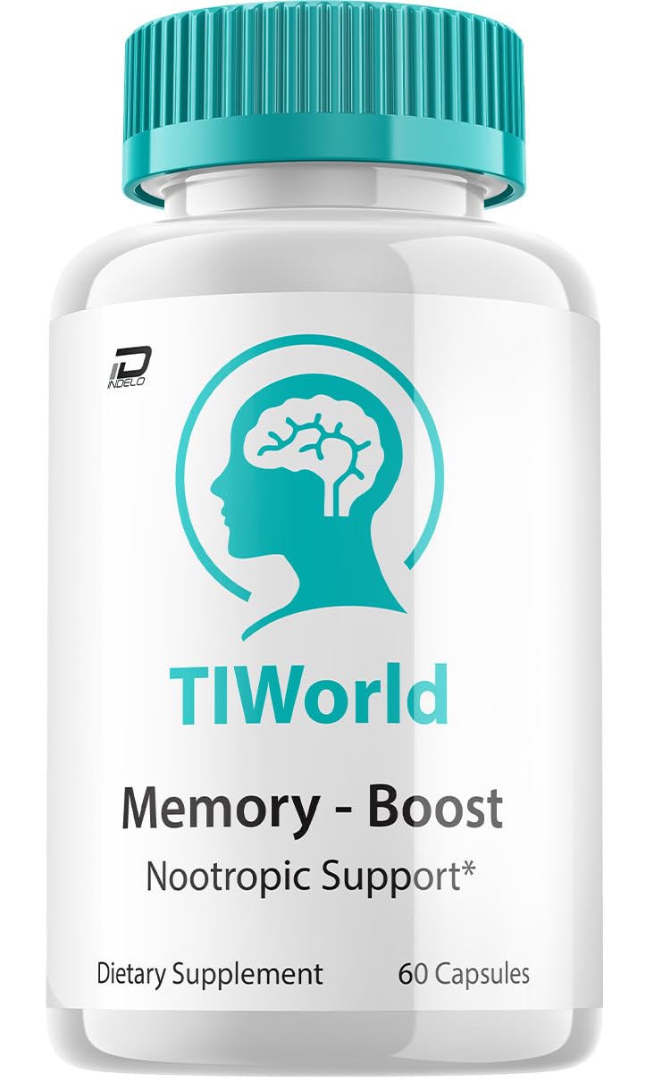 Indelo TIAworld Brain Supplement Capsules, 60 Count