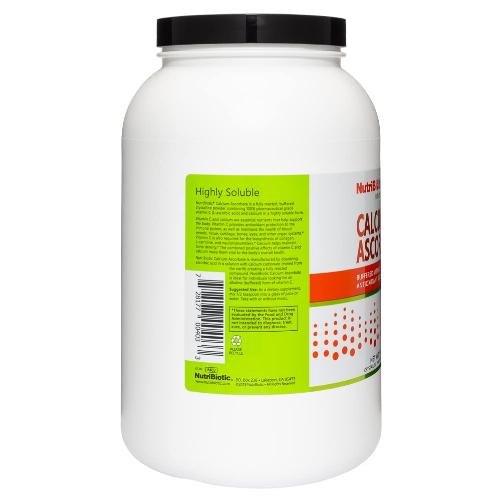 NutriBiotic Calcium Ascorbate Vitamin C Powder 80
