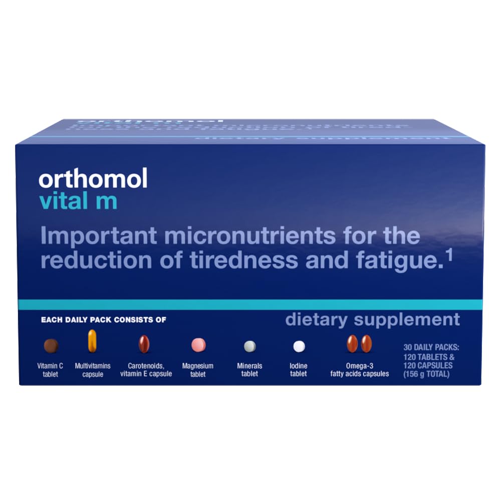 Orthomol Vital M Men's Multivitamin Capsules, 30 Capsules