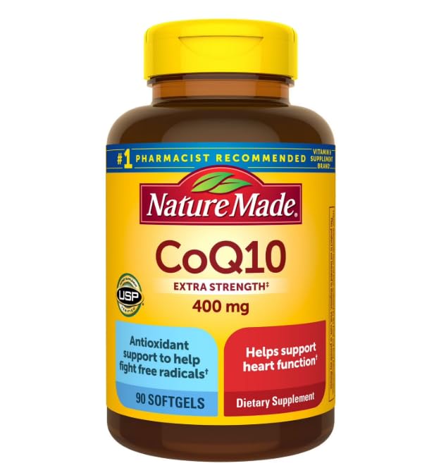 Nature Made CoQ10 400 mg Softgels, 90 Softgels