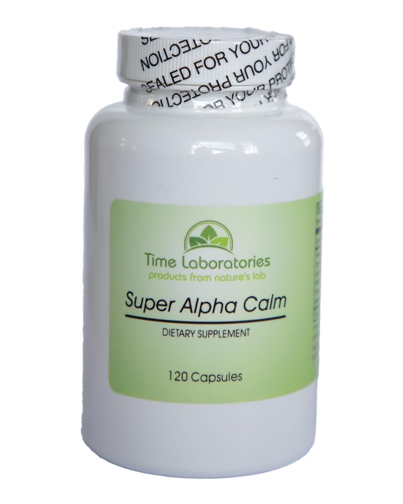 Time Laboratories Super Alpha Calm Capsules 120 Capsules
