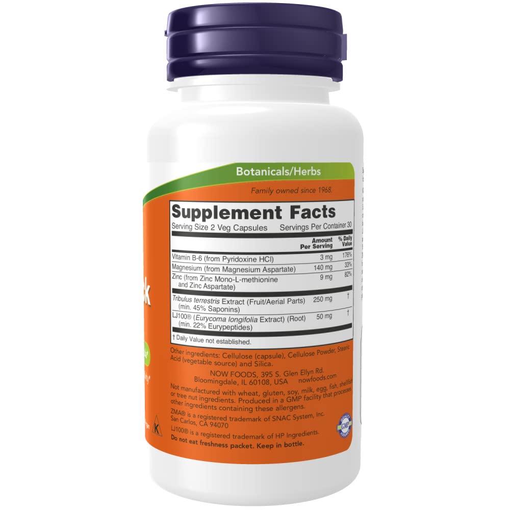 NOW Foods Testojack 100 Male Performance Formula 60 Capsules