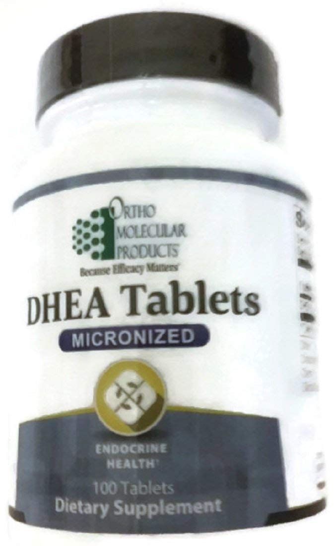 Ortho Molecular Products DHEA Tablets (Micronized) 5mg - 100 Tablets