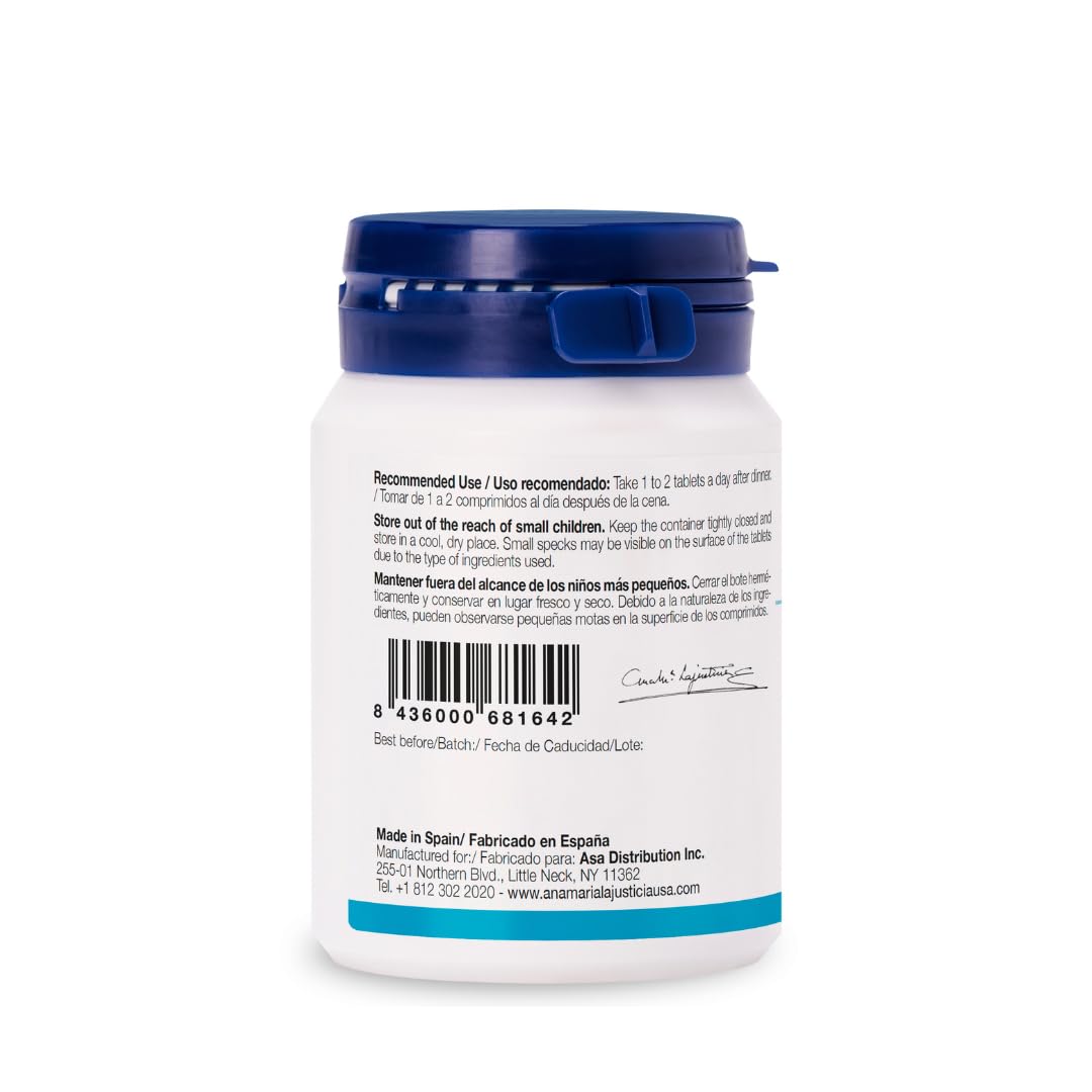 Ana María Lajusticia Tryptophan, Melatonin, Magnesium & Vitamin B6, 60 Capsules