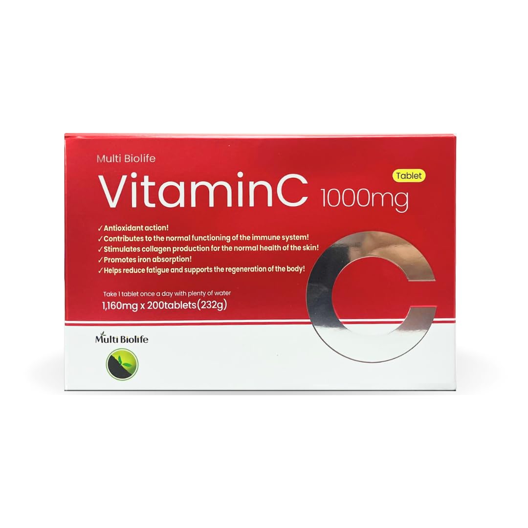 Multi Biolife Vitamin C 1000mg Tablet, 200 Tablets