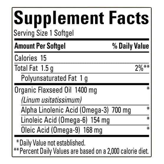 Nature Made Flaxseed Oil 1400 mg Tablets, 300 Tablets