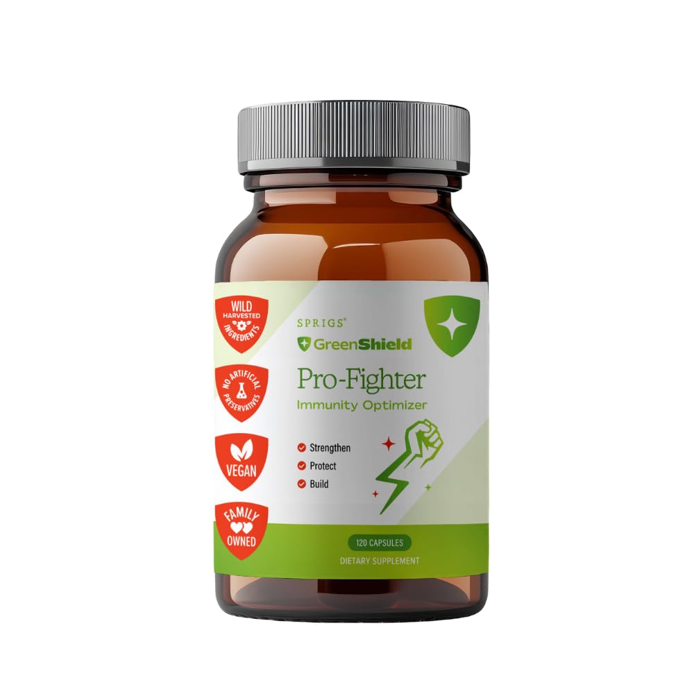 SPRIGS Pro-Fighter Immune Support Supplement Capsule, 120 Count