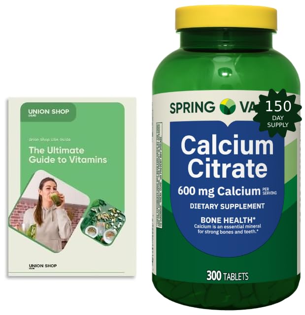 Generic Calcium Citrate 600 mg Tablets, 300 Count