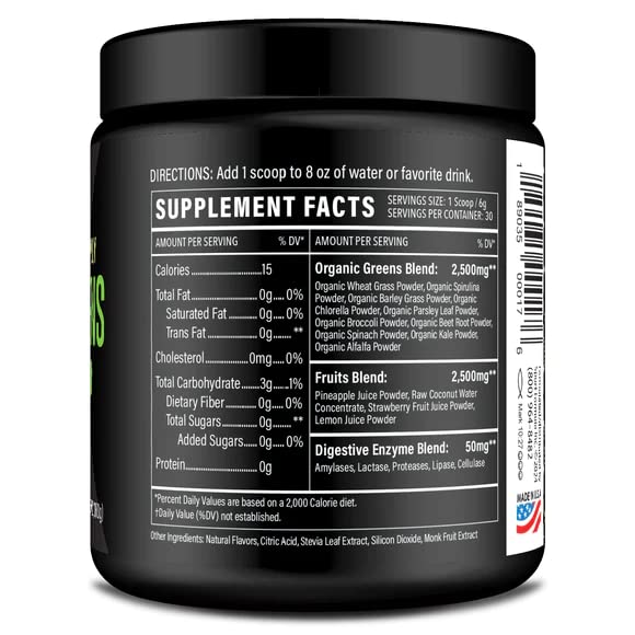 Sport Formula 99 Organic Greens Superfood Powder, 5.92 oz