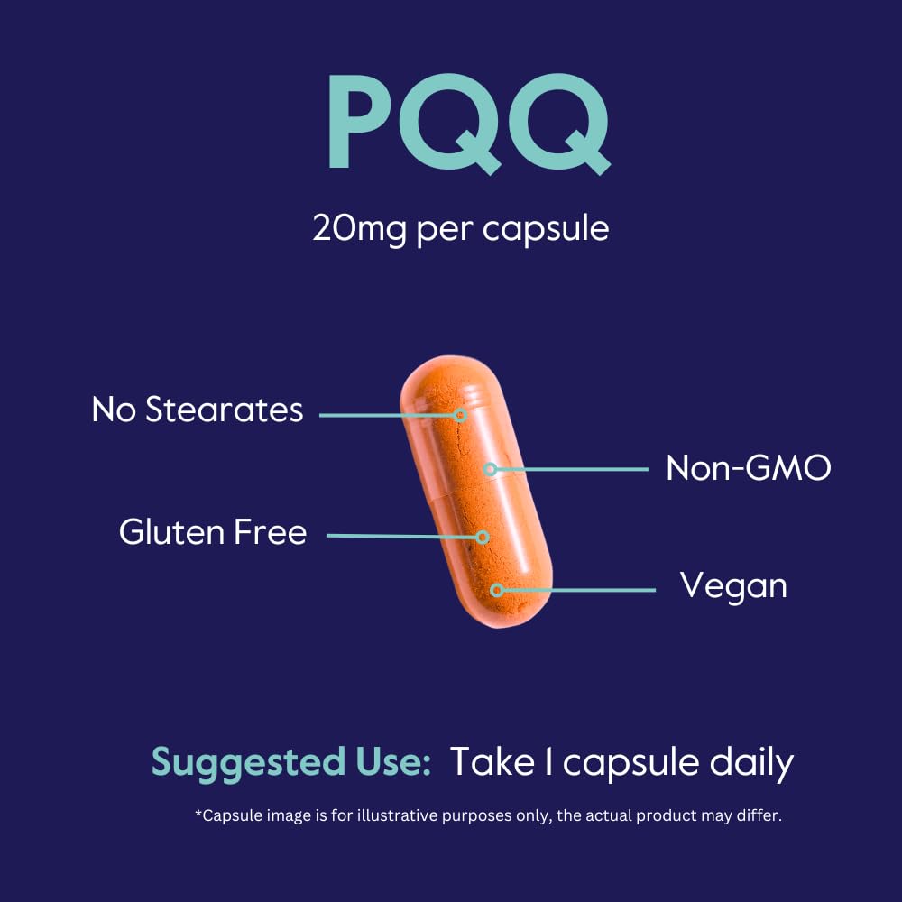 BESTVITE PQQ 20mg (Pyrroloquinoline Quinone) Capsules 120