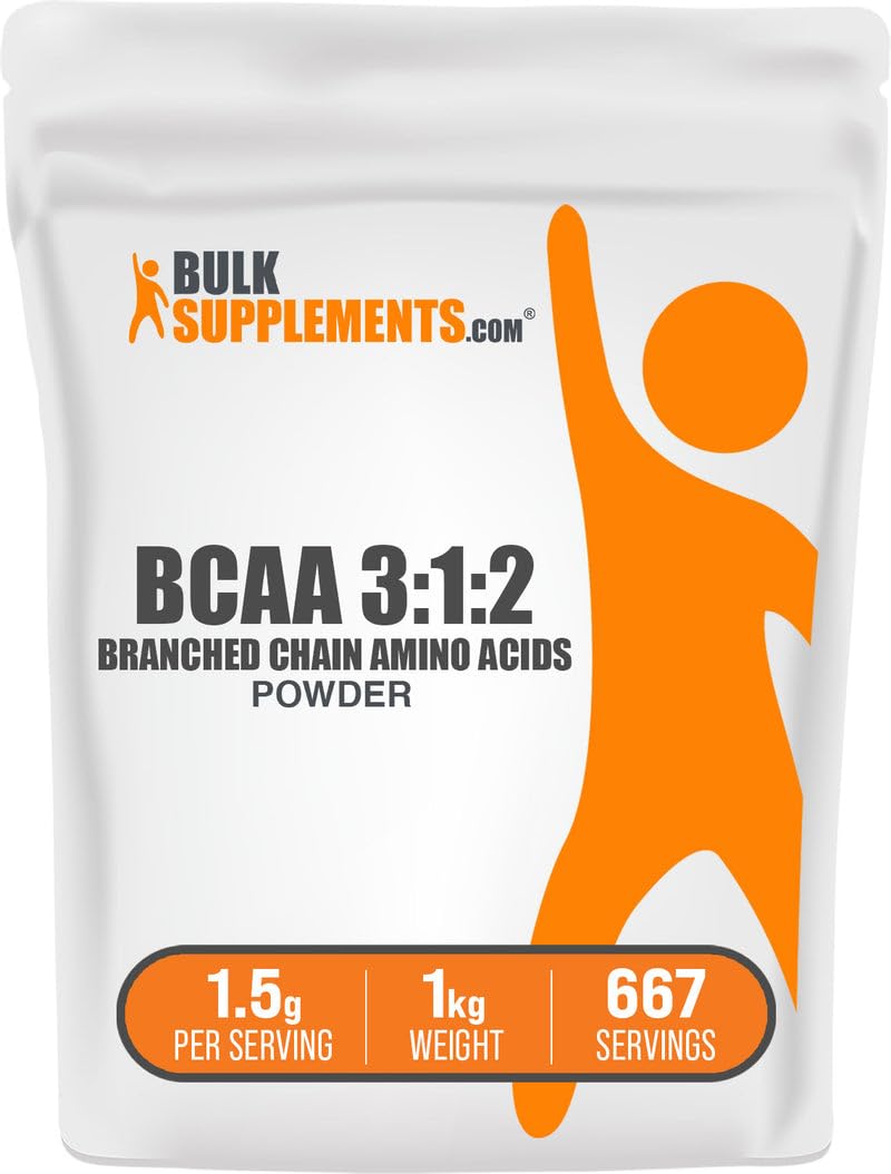BulkSupplements BCAA 3:1:2 Powder, 35.274 oz