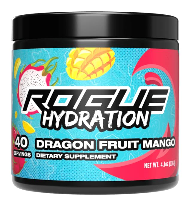 Rogue Energy Gaming Drink, Hydration & Focus Beverage Powder 5.4 oz