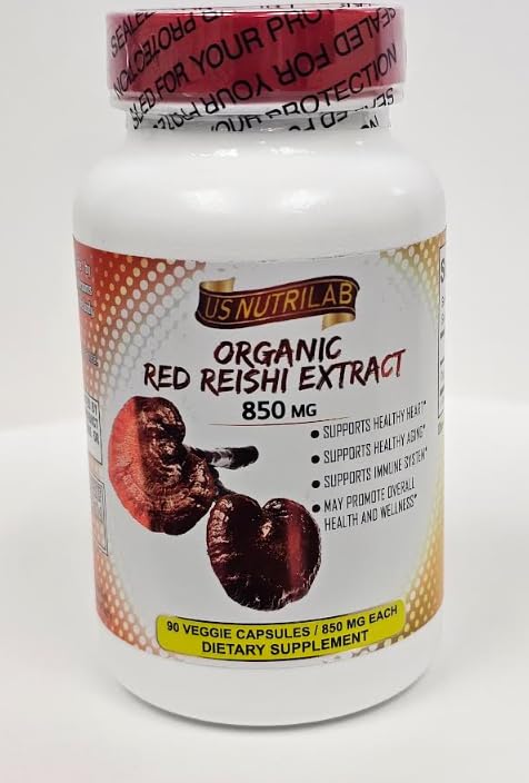 LifeWell Organic Red Reishi Extract Capsule 90 Count