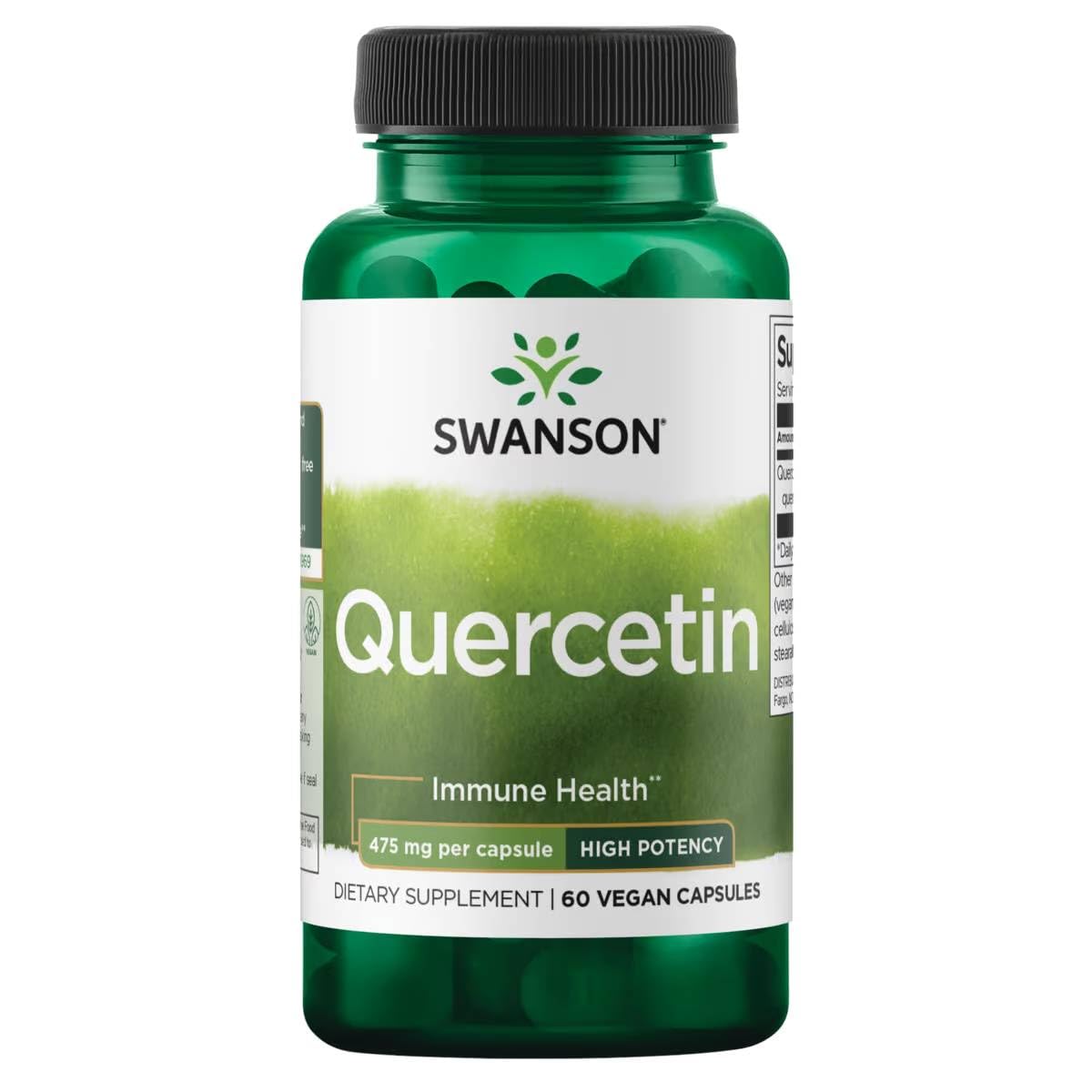 Swanson High Potency Quercetin Capsule, 60 Count