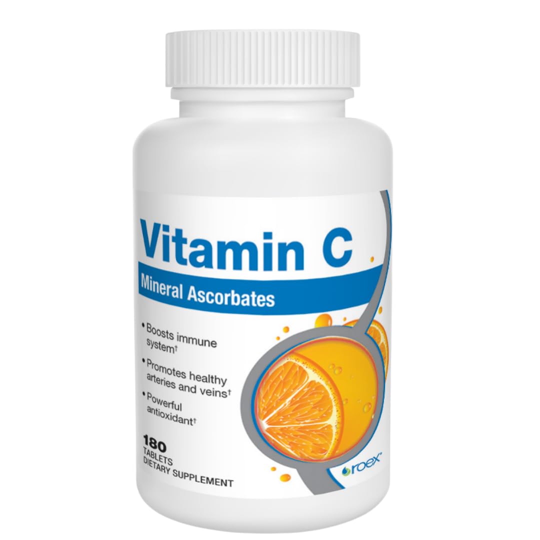 Roex Vitamin C Mineral Ascorbates 180 Capsules