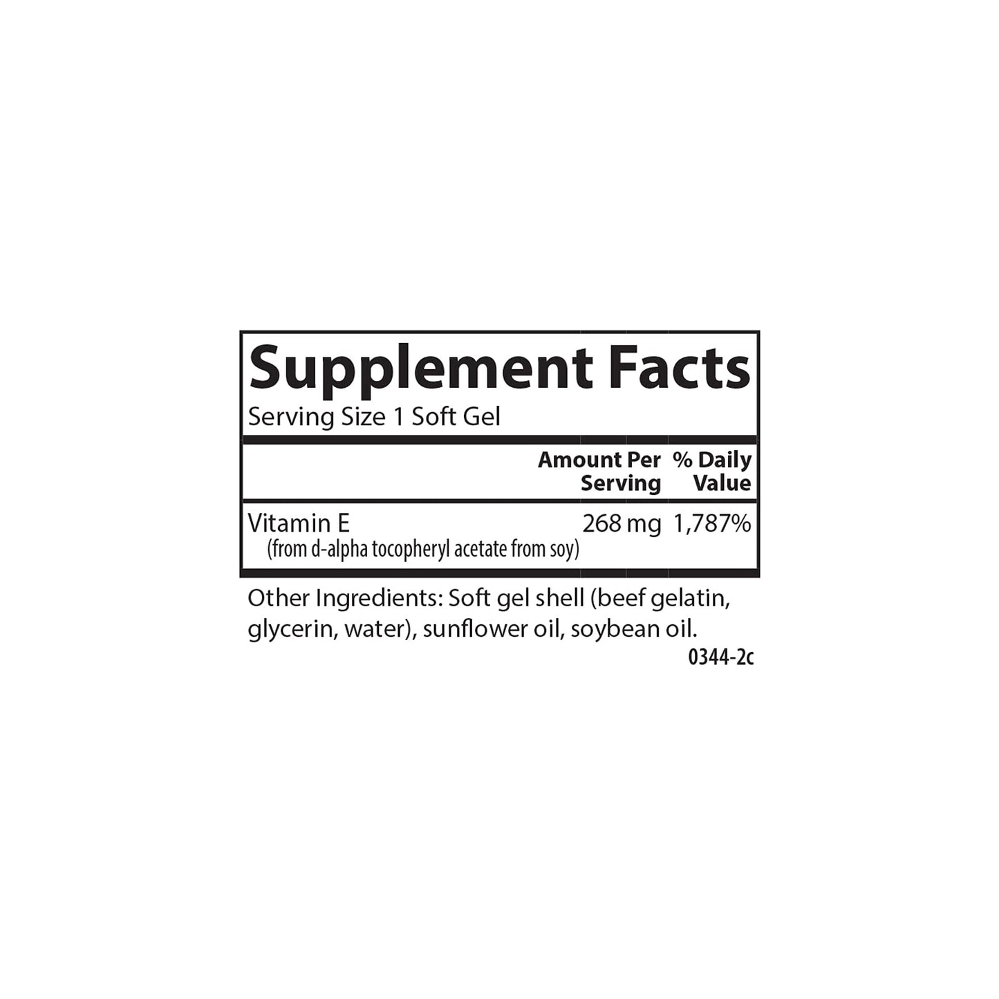 Carlson E-Gems Vitamin E Softgels 90
