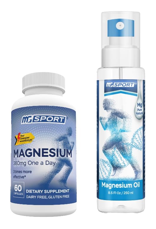 MgSport Magnesium High Absorption Supplement, 1 Capsule