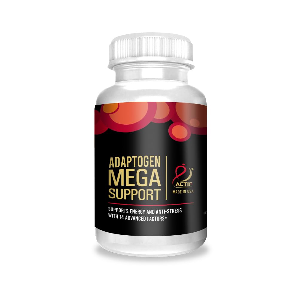 ACTIF Adaptogen Mega Support with 14 Advanced Factors Capsule, 1 Count