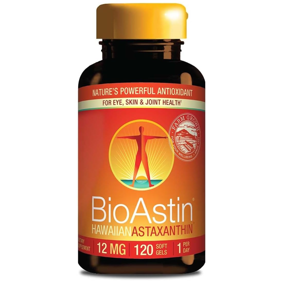 Nutrex Hawaii BioAstin Hawaiian Astaxanthin 12mg Softgel 120 Count